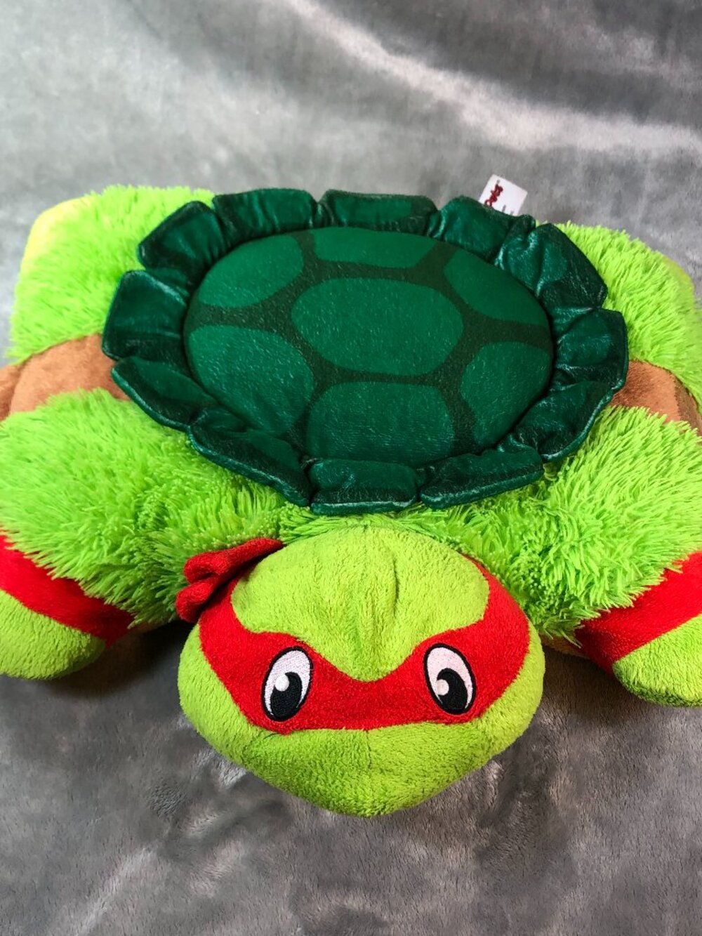Pillow Pet TMNT Raphael Plush Stuffed Toy Nickelodeon Soft and CLEAN Very Good